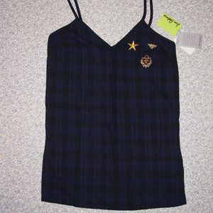 NWT Sam Edelman Plaid Chemise